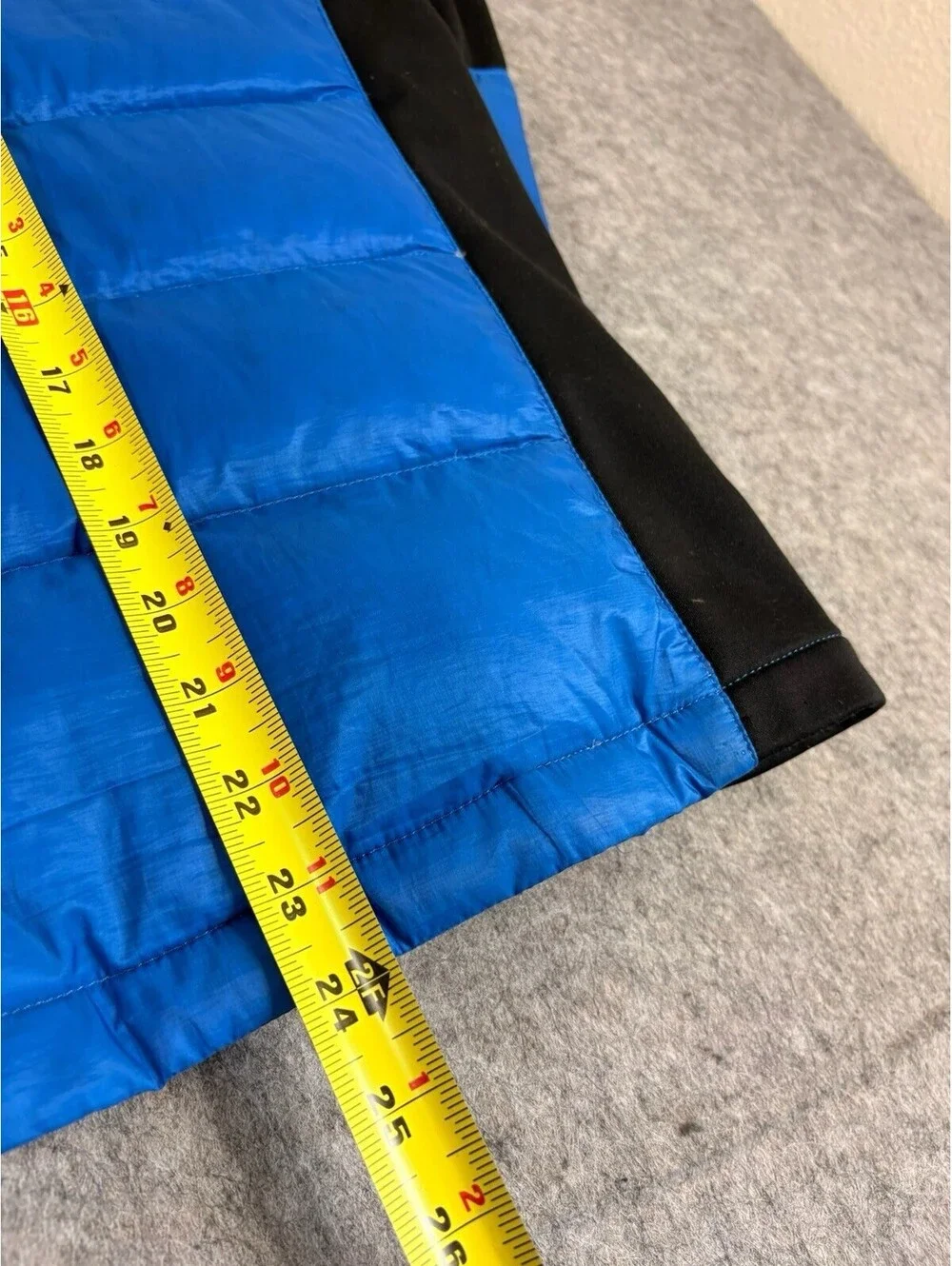 North Face Crimptastic Jacket Boys Large Blue Black Down Puffer Pertex Quantum